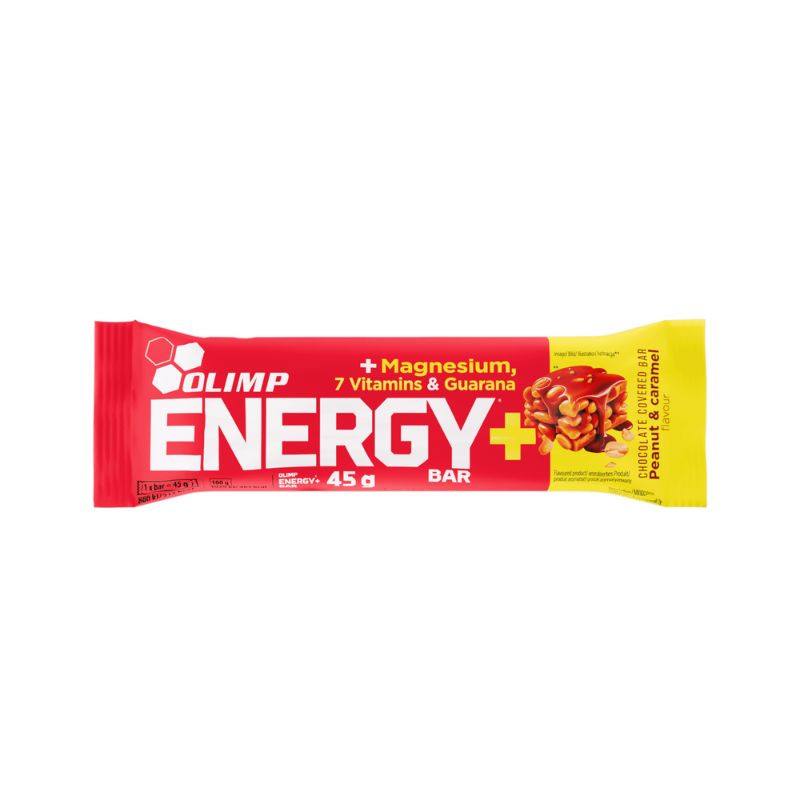 Olimp Energy+ Bar - 45g 45g Bar Peanut & Caramel