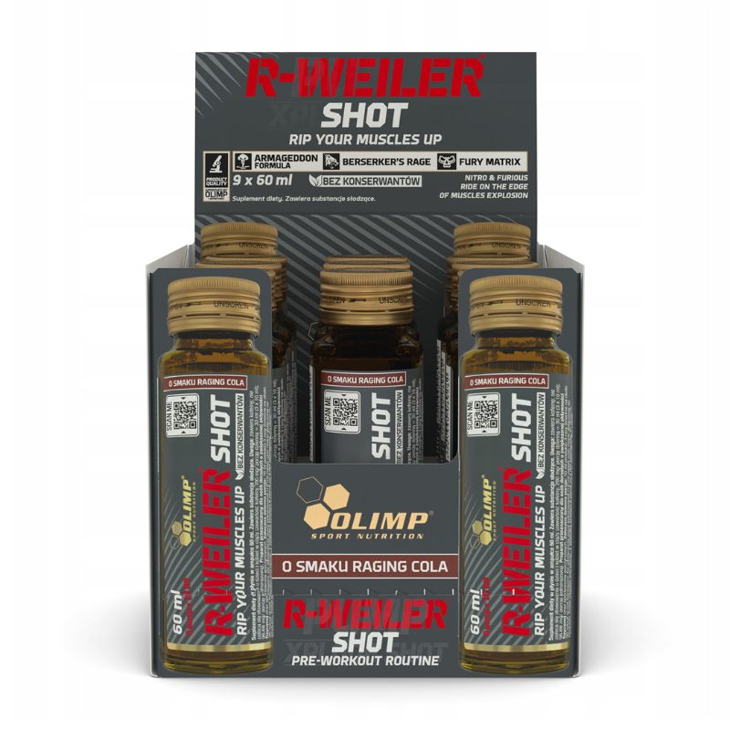 Olimp R-Weiler Shot 9 x 60ml BOX Raging Cola