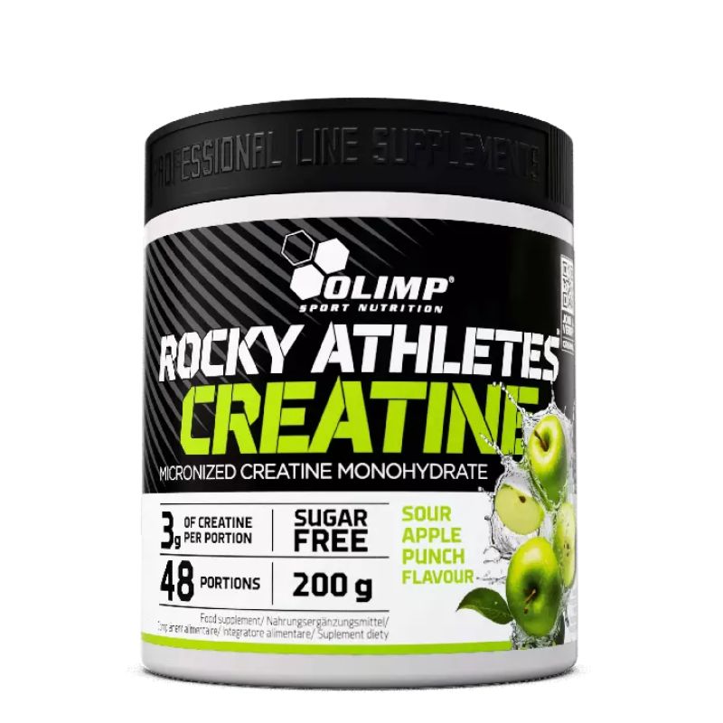 Olimp Rocky Athletes Creatine Sour Apple Punch