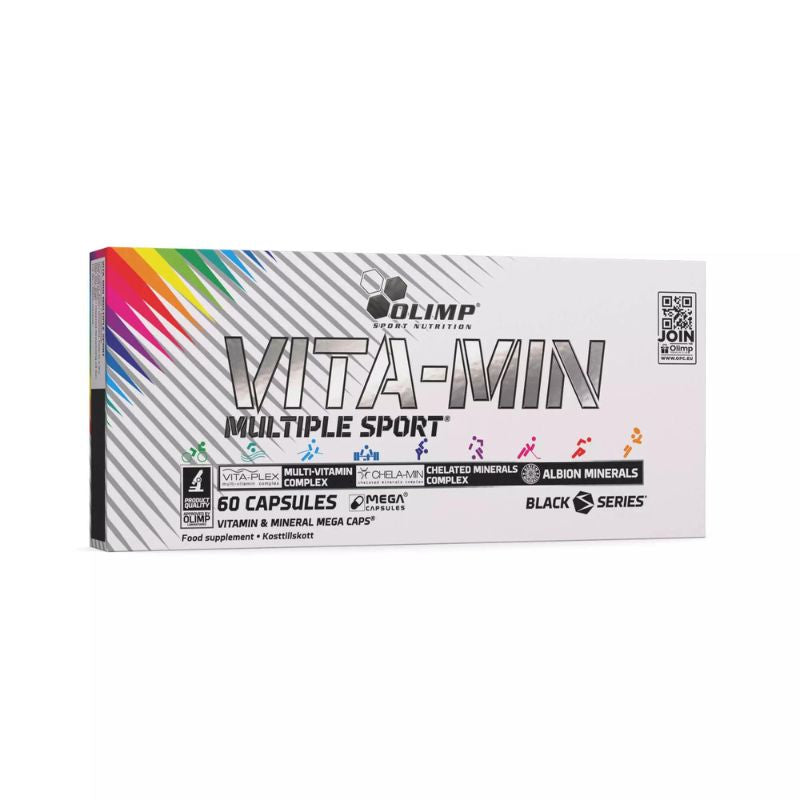 Olimp Sport Nutrition Olimp VITA-MIN MULTIPLE SPORT 60 Kapseln Kapseln, 80 g, Praktisches 2-Kapsel-System (Vita-Plex + Chela-Min)