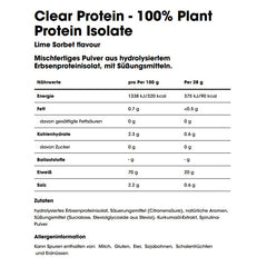 Optimum Nutrition Clear Protein 100% Plant Protein Isolate 280g (MHD-Ausverkauf) – Bild 4