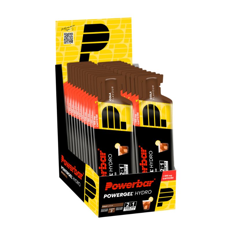 PowerBar PowerGel Hydro 24 x 67g Gel Cola (mit Koffein)