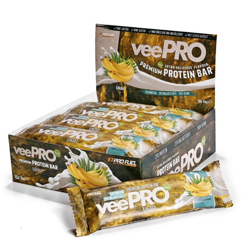 Profuel veePRO vegan Proteinriegel 74g Riegel Banana