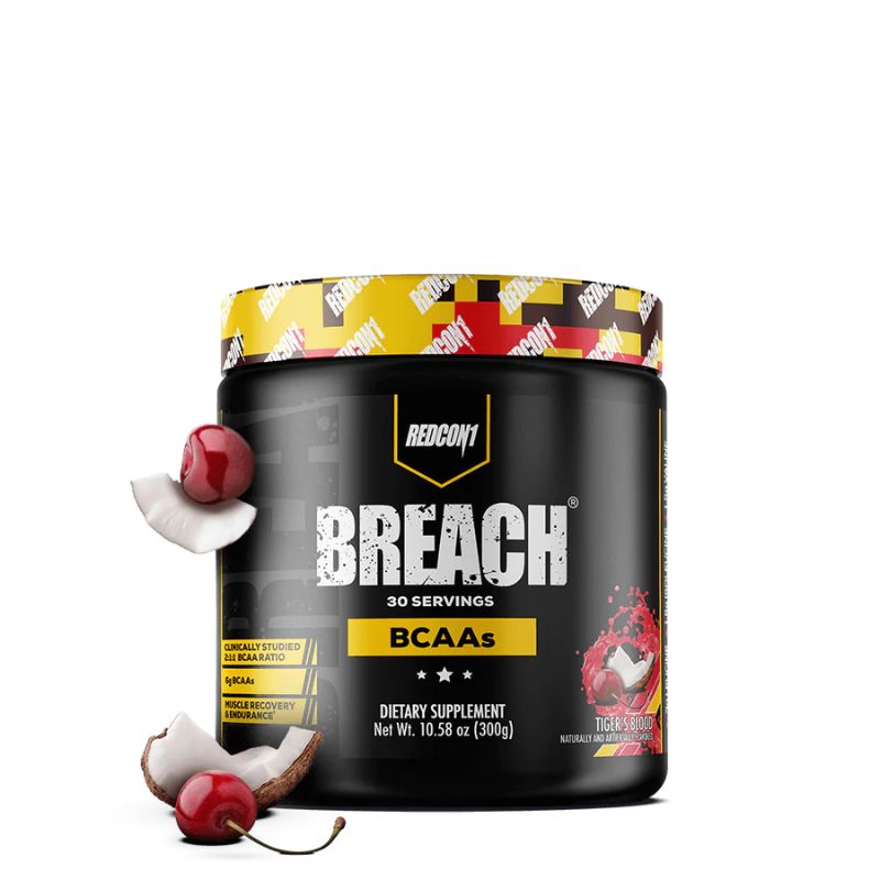 Redcon1 Breach, BCAA's, 345g Dose Tigerblood