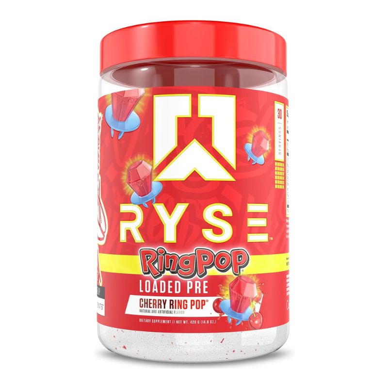 RYSE Loaded Pre-Workout Cherry Ring Pop