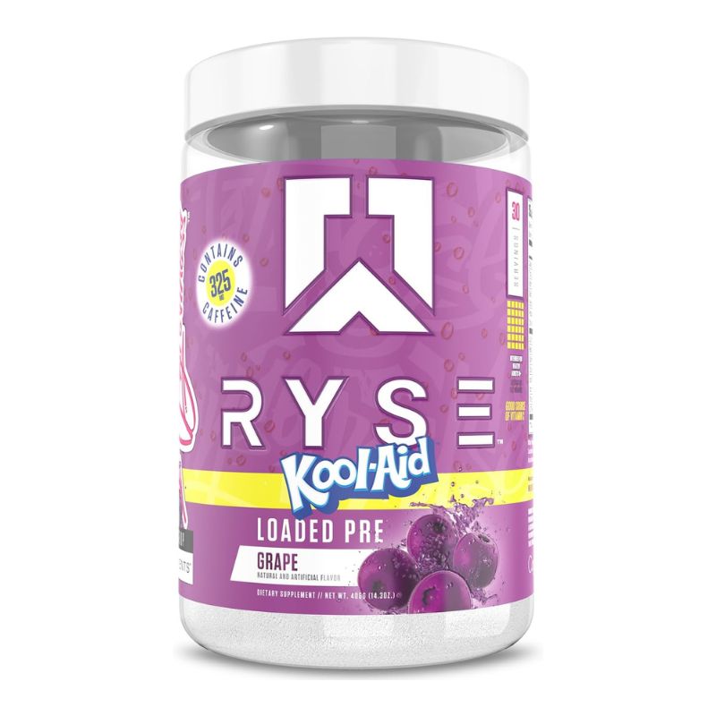 RYSE Loaded Pre-Workout Kool Aid Grape