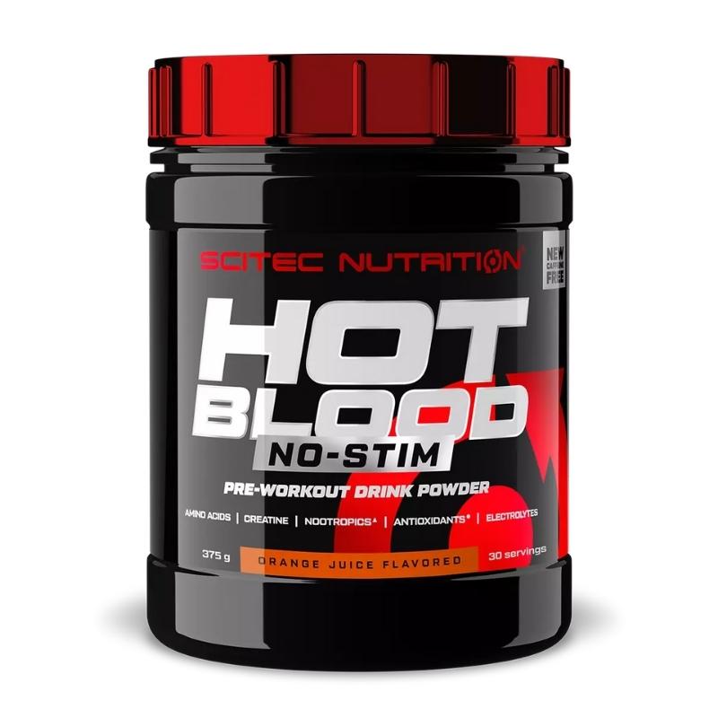 Scitec Nutrition Hot Blood No-Stim Pre-Workout (375 g) Orangensaft