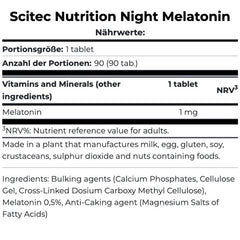 Scitec Nutrition Night Melatonin 90 Tabletten – Bild 1