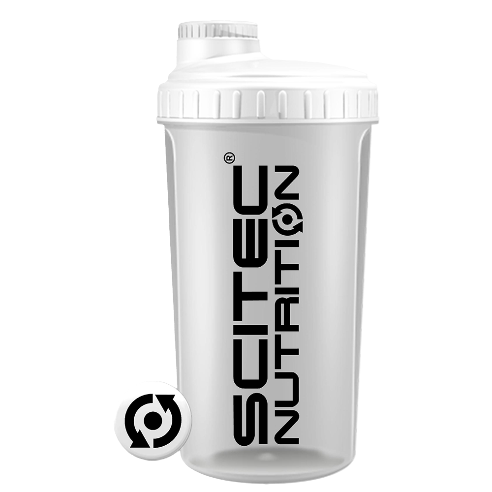 Scitec Nutrition Shaker - White Transparent