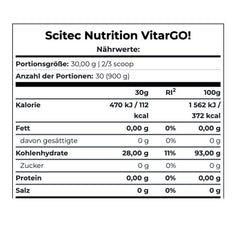 Scitec Nutrition Vitargo, 900g Dose – Bild 3