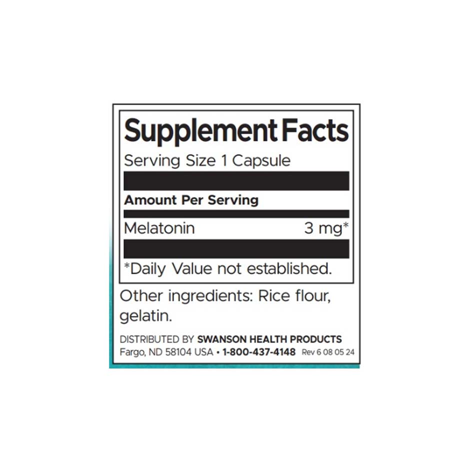 Swanson Melatonin 120 caps