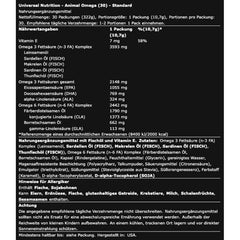 Universal Nutrition Animal Omega 30 Packs – Bild 2