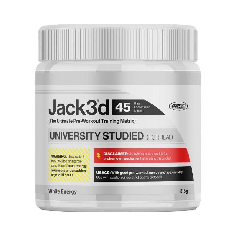 USP Labs Jack3d Pre-Workout Booster White Energy