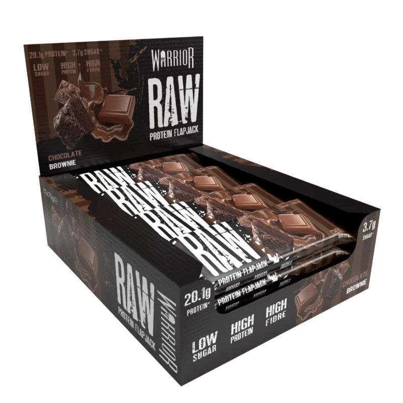 Warrior Raw Protein Flapjack 12x75 g Choco Brownie