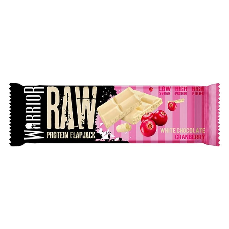 Warrior Raw Protein Flapjack 75 g White Chocolate Cranberry
