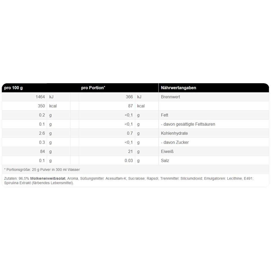 Weider Clear Isolate 500g (MHD Ausverkauf)