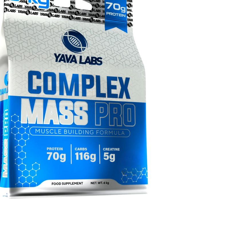 Yava LabsÂ® Complex Mass Pro Massgainer mit 35% Protein Banana