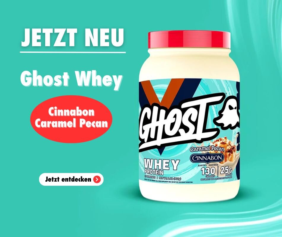 Ghost Whey Cinnabon Caramel Pecan