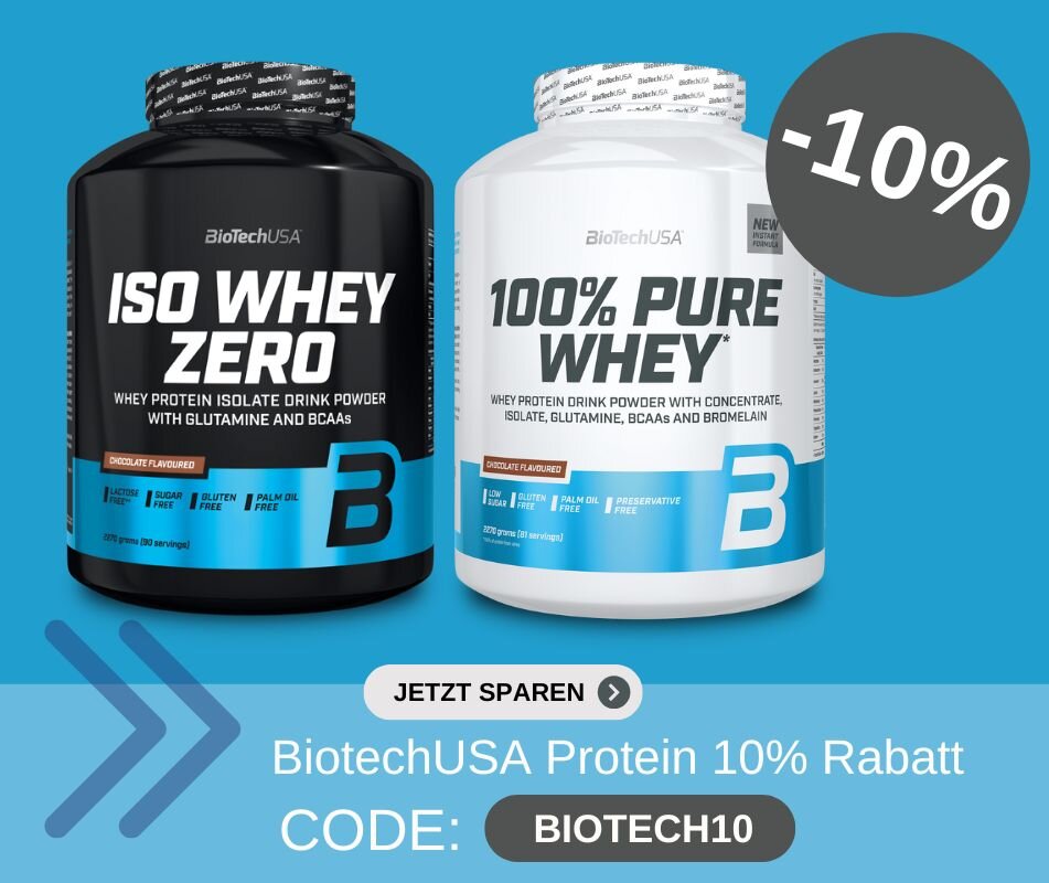 BiotechUSA Whey Protein Sale bei Sportster Fitness Shop