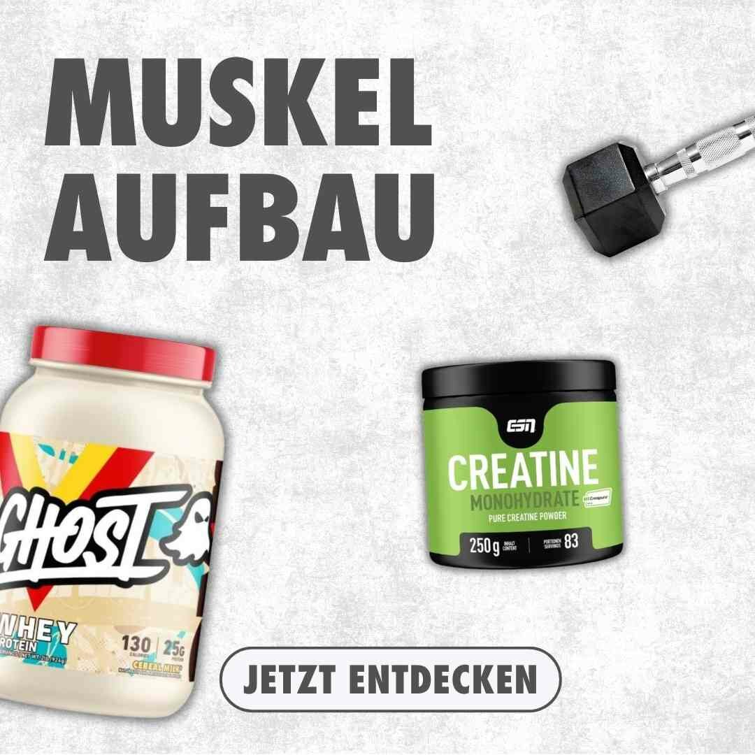 Supplements für den Muskelaufbau