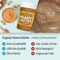 Body Attack Organic Peanut Butter (1000g) (MHD 11/24)