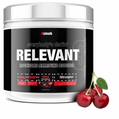 #Sinob The Relevant V3.1 Pre-Workout, 285g Dose Kirsche