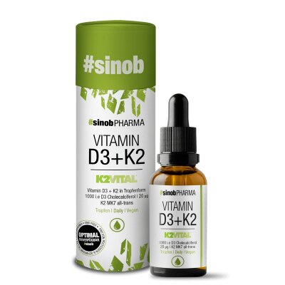 #Sinob Vitamin D3 + K2 Tropfen 10ml