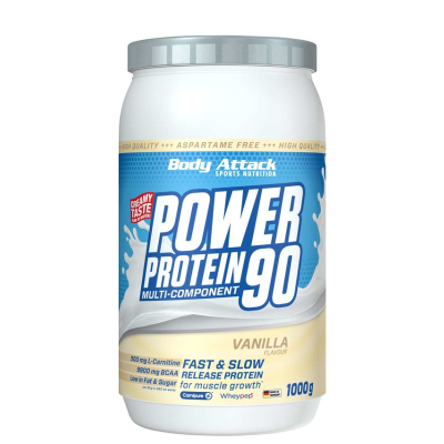 Body Attack Power Protein 90 Vanilla Cream-1Kg