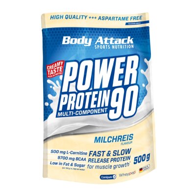 Body Attack Power Protein 90 Milchreis-500g