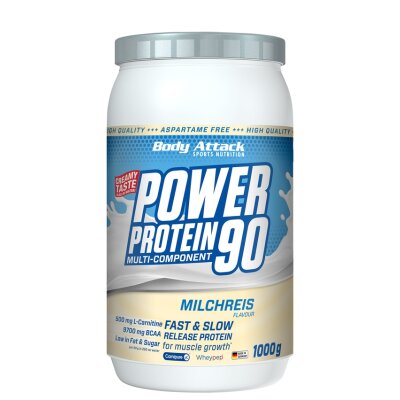 Body Attack Power Protein 90 Milchreis-1Kg