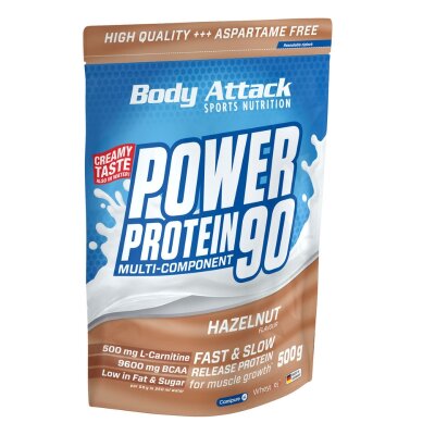 Body Attack Power Protein 90 Hazelnut Cream-500g