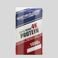 Bodybuilding Depot Vegan 4K Protein Erdbeere