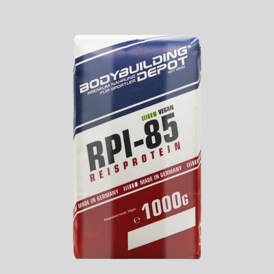 Bodybuilding Depot RPI-85 Reisprotein Isolat Banane