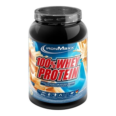 IronMaxx 100% Whey Protein Dose 900g Salted Caramel