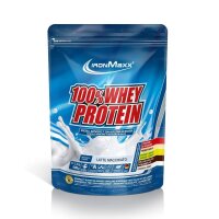 IronMaxx 100% Whey Protein Beutel 500g Latte Macchiato...