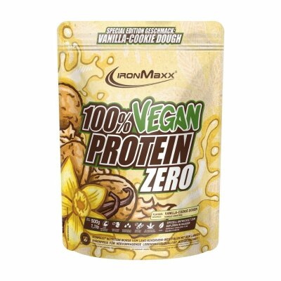 IronMaxx  100% Vegan Protein Zero Vanilla-Cookie Dough