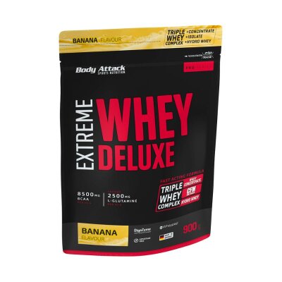 Body Attack Extreme Whey Deluxe 900g Banana Cream