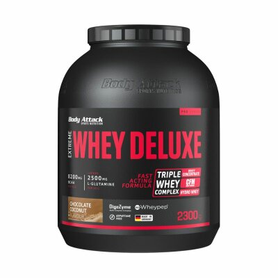 Body Attack Extreme Whey Deluxe 2300g Chocolate Coconut Cream