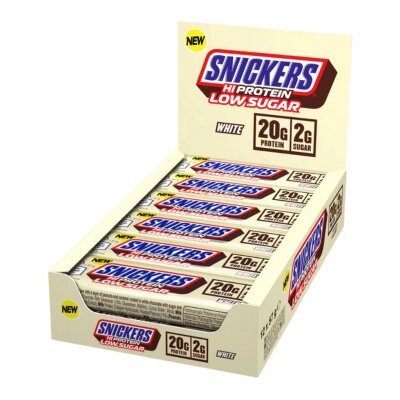 Snickers High Protein Low Sugar Protein Bar 12x 57 Riegel White Chocolate