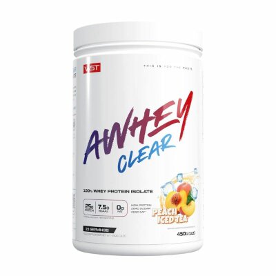 VAST Sports AWhey Clear Peach Iced Tea