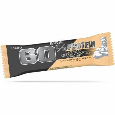 Weider 60% Protein Bar 45g Cookies & Cream