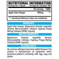 Chemical Warfare Apple Cider Vinegar (180 Apfelessig Kapseln) (MHD 04/24)