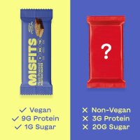 Misfits Vegan Protein Wafers 37g Chocolate Caramel (MHD 12/06/24)