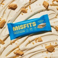 Misfits Vegan Protein Wafers 37g White Chocolate Vanilla (MHD 10/07/24)