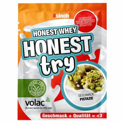 #Sinob Honest Whey Try Proben 30g Pistazie