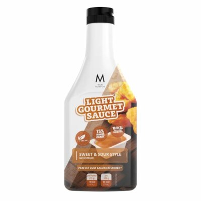 More Nutrition Light Gourmet Sauce, 285ml Sweet and Sour