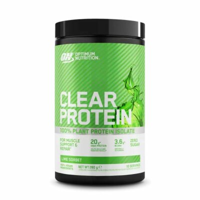 Optimum Nutrition Clear Vegan Protein - 100% Plant Protein Isolate Lime Sorbet