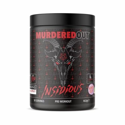 Murdered Out Insidious Pre-Workout Booster Red Rum