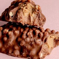 Fit & Co. Crunch Bar - Hazelnut Chocolate 55g Riegel (MHD 18/09/24)