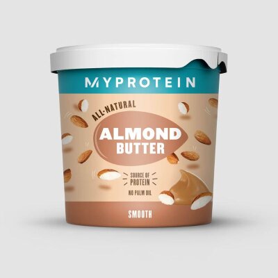 Myprotein Natural Almond Butter - naturbelassene Mandelbutter - Smooth